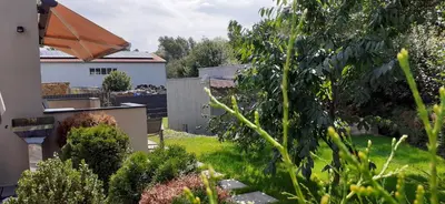 Ein Garten an der Unterkunft Ferienwohnanlage Zur Himmelsleiter