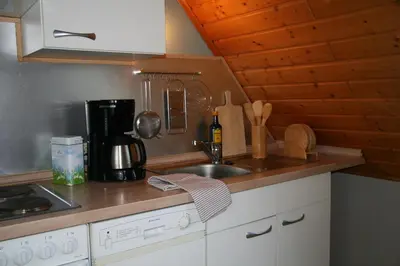 Küche/Küchenzeile in der Unterkunft Ferienwohnung Dieter Popp