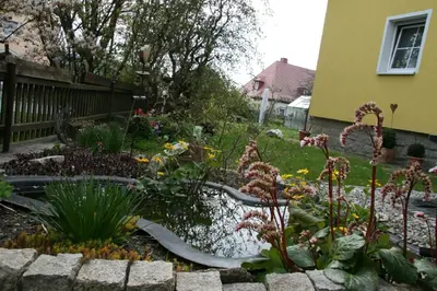 Ein Garten an der Unterkunft Ferienwohnung Dieter Popp