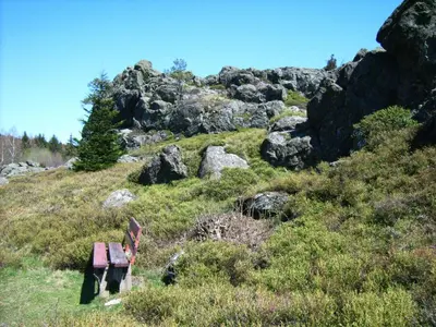 Naturlandschaft in der Nähe des Ferienhauses
