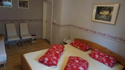Ein Bett oder Betten in einem Zimmer der Unterkunft Ferienwohnung Ott