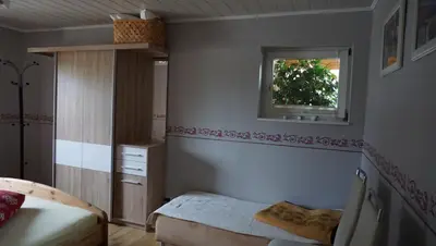 Ein Bett oder Betten in einem Zimmer der Unterkunft Ferienwohnung Ott
