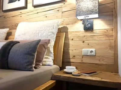 Ein Sitzbereich in der Unterkunft Ferienwohnung Alte Poststraße