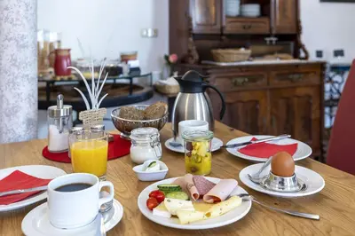 Essen in der Pension oder in der Nähe