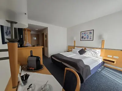 Ein Bett oder Betten in einem Zimmer der Unterkunft Miratel