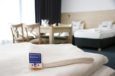 Ein Bett oder Betten in einem Zimmer der Unterkunft Miratel