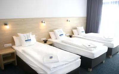 Ein Bett oder Betten in einem Zimmer der Unterkunft Miratel