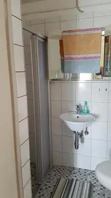 Ein Badezimmer in der Unterkunft Ferienwohnungen Dagmar