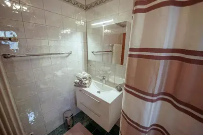 Ein Badezimmer in der Unterkunft Idyll im Grünen