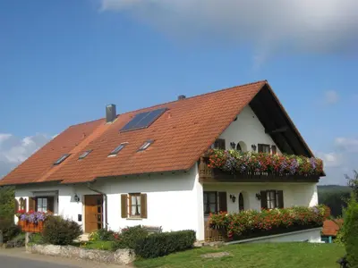 Das Gebäude in dem sich der Bauernhof befindet