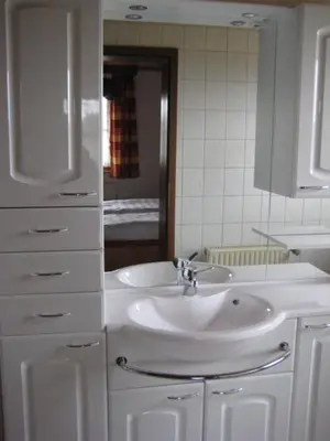 Ein Badezimmer in der Unterkunft Ferienwohnungen Haberberger