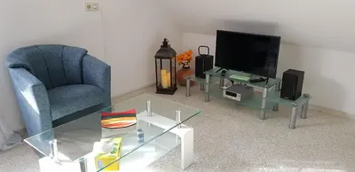 TV/Unterhaltungsangebot in der Unterkunft Ferienwohnung Christine Trautner