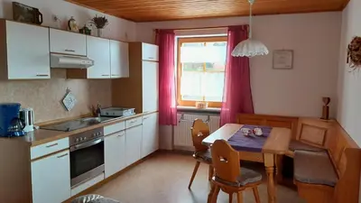 Küche/Küchenzeile in der Unterkunft Moierhof