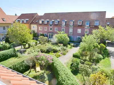 Ein Garten an der Unterkunft SUNNYHOME Monteurwohnungen und Apartments in Schwandorf