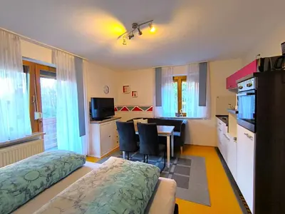 Küche/Küchenzeile in der Unterkunft Ferienhaus Brütting