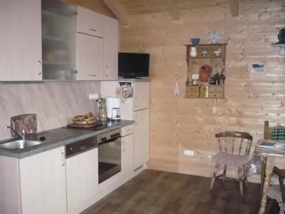 Küche/Küchenzeile in der Unterkunft Biehlerhof