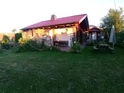Ein Garten an der Unterkunft Biehlerhof