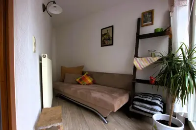 Ein Sitzbereich in der Unterkunft Altstadtzauber Amberg