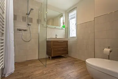 Ein Badezimmer in der Unterkunft Ferienhaus Gläser