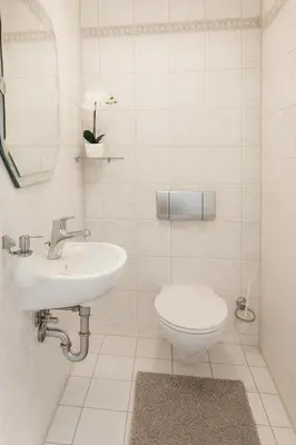 Ein Badezimmer in der Unterkunft SUNNYHOME Monteurwohnungen und Apartments in Bodenwöhr