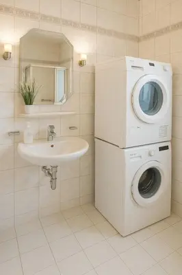 Ein Badezimmer in der Unterkunft SUNNYHOME Monteurwohnungen und Apartments in Bodenwöhr