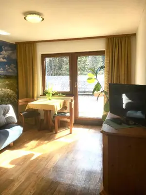 Ein Sitzbereich in der Unterkunft Antjes kleines Nest