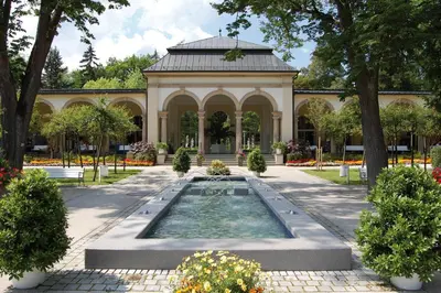 Ein Garten an der Unterkunft Hotel Promenade