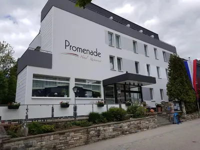 Das Gebäude in dem sich das Hotel befindet