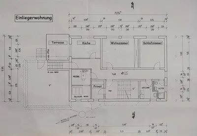 Grundriss der Unterkunft Ferienwohnung Fantaisie
