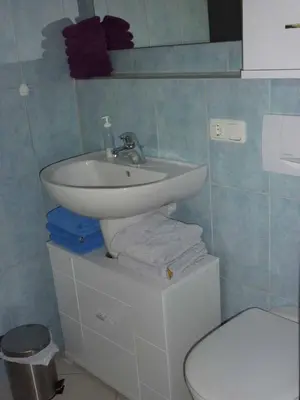 Ein Badezimmer in der Unterkunft Ferienwohnung Fantaisie
