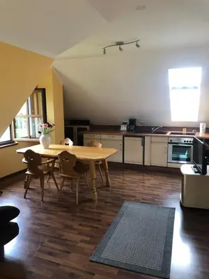Küche/Küchenzeile in der Unterkunft Ferienwohnung Diedrichs