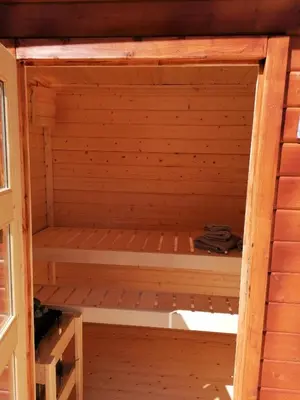 Ein Etagenbett oder Etagenbetten in einem Zimmer der Unterkunft Haus 6