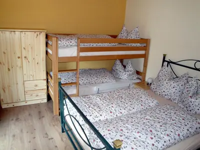 Ein Bett oder Betten in einem Zimmer der Unterkunft Ferienhaus Bergtraum - Ferienwohnung Fanni