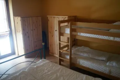 Ein Bett oder Betten in einem Zimmer der Unterkunft Ferienhaus Bergtraum - Ferienwohnung Fanni