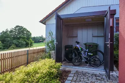Radfahren an der Unterkunft Ferienwohnung Tretter Natur Pur oder in der Nähe