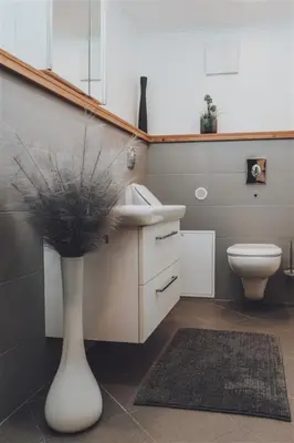 Ein Badezimmer in der Unterkunft Ferienwohnung Tretter Natur Pur