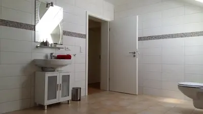 Ein Badezimmer in der Unterkunft Ferienwohnung Giovanni