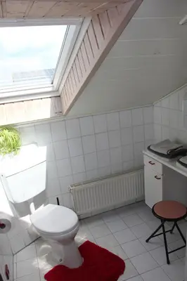 Ein Badezimmer in der Unterkunft Ferienhof Pöhlmann