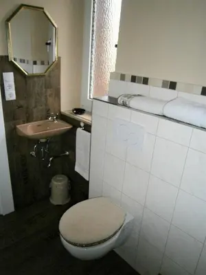 Ein Badezimmer in der Unterkunft Ferienwohnung Central Bad Steben