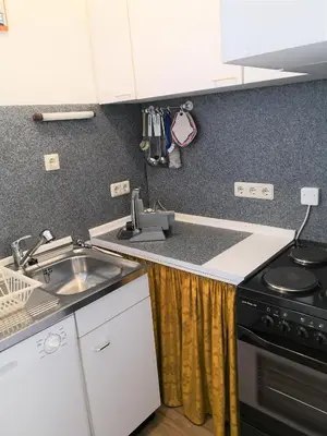 Küche/Küchenzeile in der Unterkunft Ferienwohnung Central Bad Steben