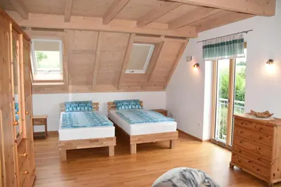 Ein Bett oder Betten in einem Zimmer der Unterkunft Villa Rosa