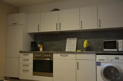 Küche/Küchenzeile in der Unterkunft Ferienwohnung Christina