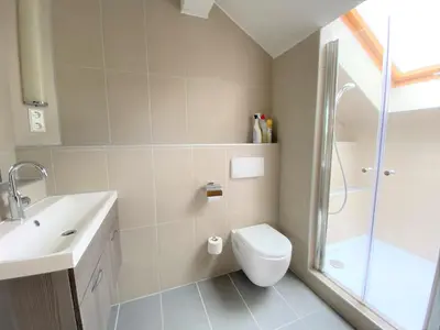 Ein Badezimmer in der Unterkunft Ferienwohnung Denise