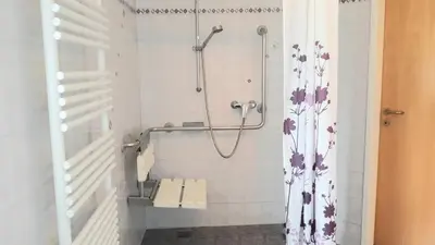 Ein Badezimmer in der Unterkunft Ferienhof Lang