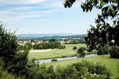 Naturlandschaft in der Nähe des Gasthauses