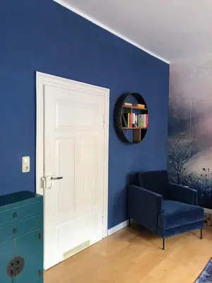 Ein Sitzbereich in der Unterkunft Luna Estela