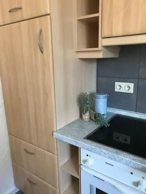 Küche/Küchenzeile in der Unterkunft Ferienhaus 2 An der Rodach