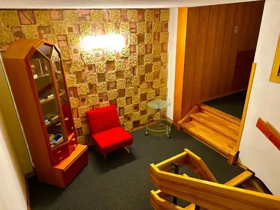 Ein Sitzbereich in der Unterkunft Schwarzes Ross Hotel & Restaurant Oberwiesenthal