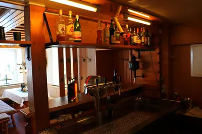 Lounge oder Bar in der Unterkunft Schwarzes Ross Hotel & Restaurant Oberwiesenthal