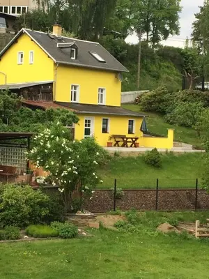 Ein Garten an der Unterkunft Ferienhaus Sandy
